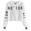 Felpa crop leggera Total NFA
