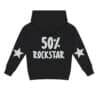 Hoodie bimba 50% PRINCESS (black)