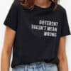 T-shirt uni DIFFERENT