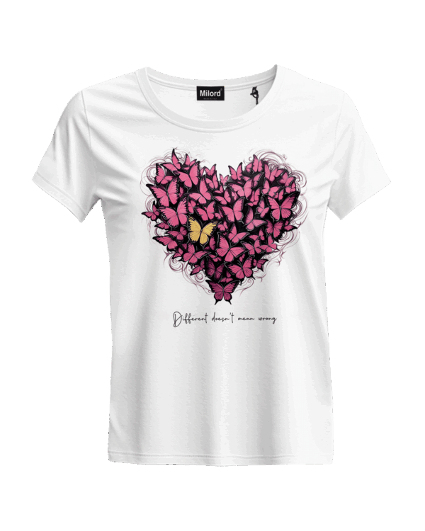 T-shirt donna DIFFERENT BUTTERFLY