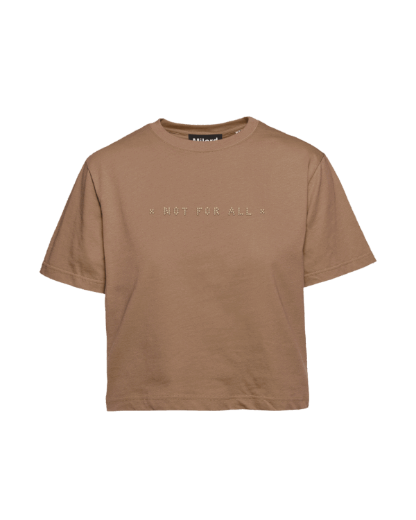 T-shirt crop NFA STRASS