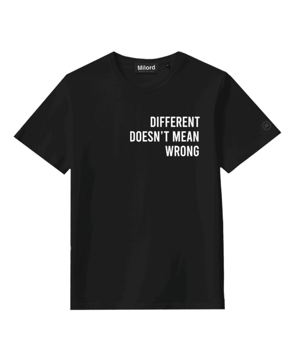 T-shirt DIFFERENT (black)