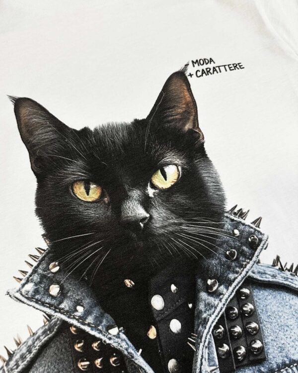 T-shirt REBEL CAT (limited) - immagine 2