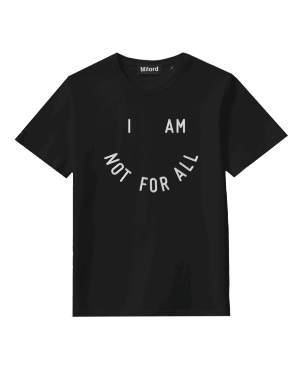 T-shirt NFA SMILE logo 3D (black)