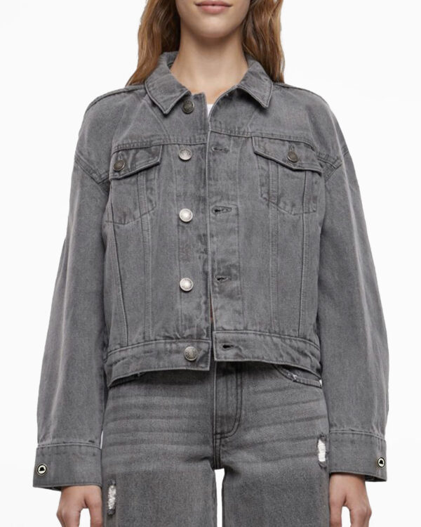 Denim Jacket 80's MILORD (grey) - immagine 3