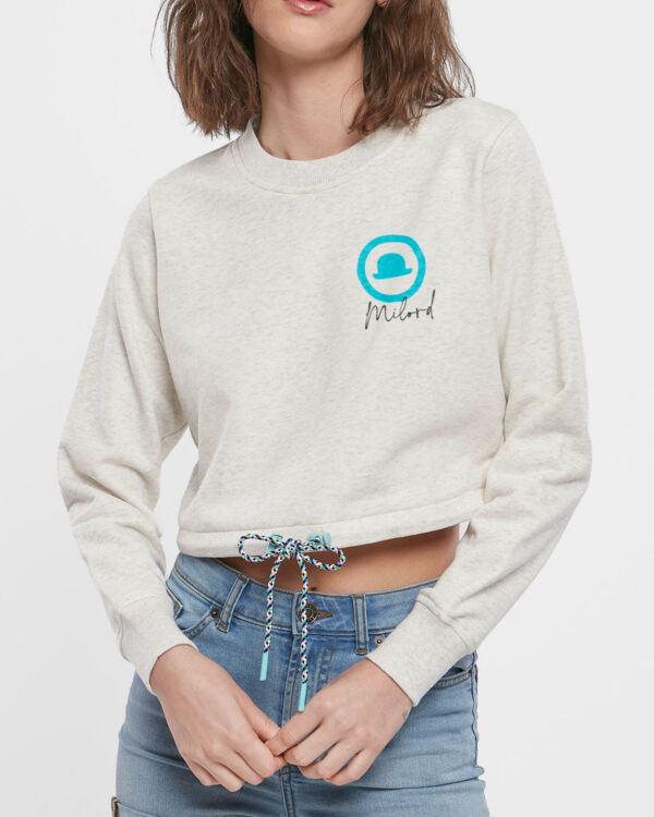 Felpa Milord crop Logo - immagine 2