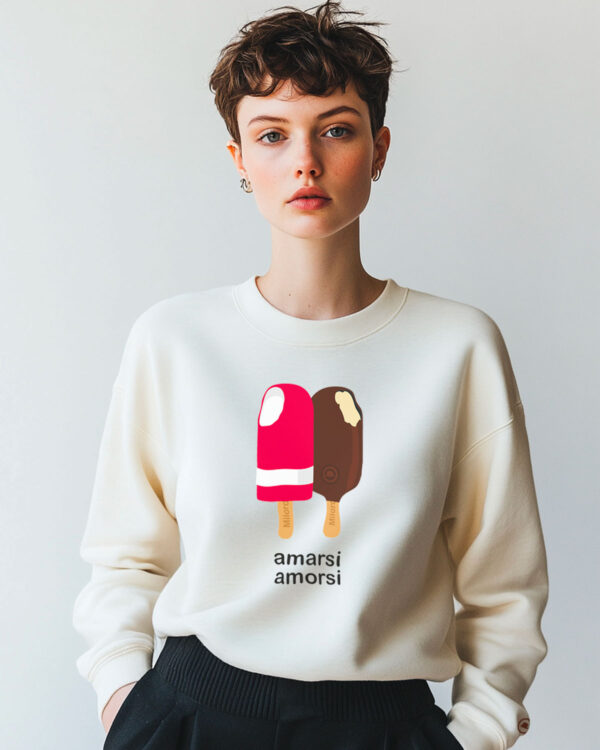 Felpa AMARSI AMORSI (ice-cream) - immagine 3