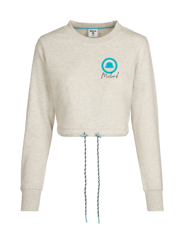 Felpa Milord crop Logo