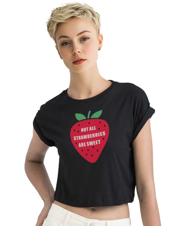 T-shirt crop STRAWBERRIES