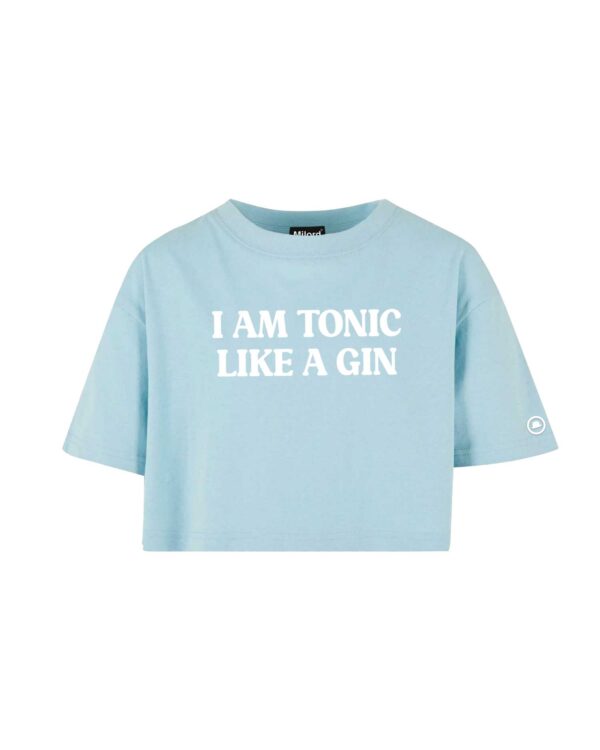 T-shirt crop TONIC LIKE A GIN