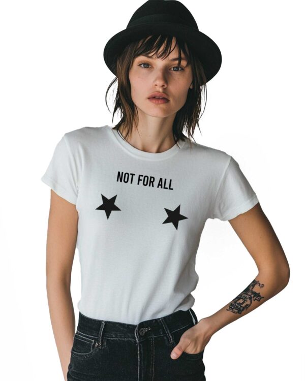 T-shirt donna NOT FOR ALL STAR - immagine 3