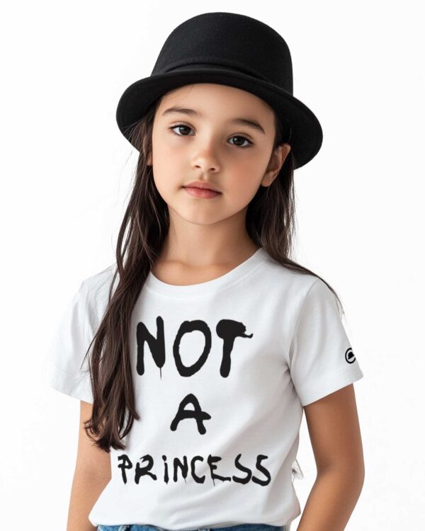 T-shirt bimbi NOT A PRINCESS