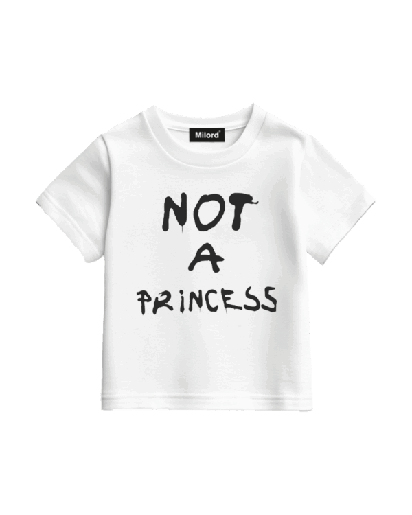 T-shirt bimbi NOT A PRINCESS