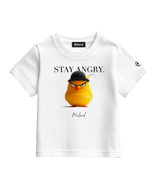 T-shirt bimbi STAY ANGRY - immagine 2