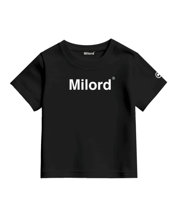 T-shirt bimbi MILORD LOGO (black)