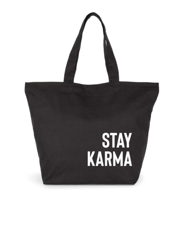 Black shopper STAY KARMA