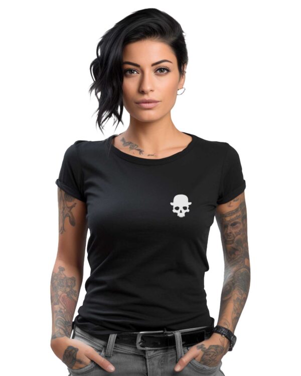 T-shirt donna MILORD SKULL (black)