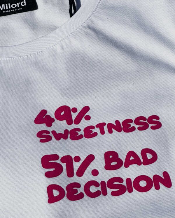 T-shirt donna 51% BAD DECISION - immagine 2