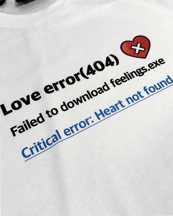 T-shirt unisex LOVE ERROR - immagine 2