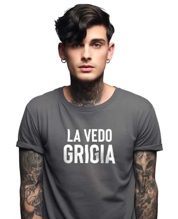 T-shirt LA VEDO GRIGIA