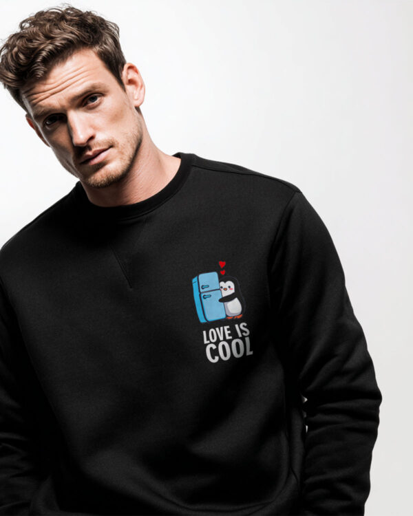 Felpa LOVE IS COOL - immagine 2