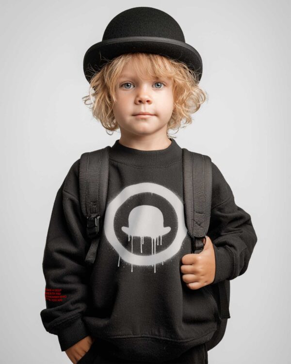 Felpa bimbi LOGO SPRAY - immagine 2