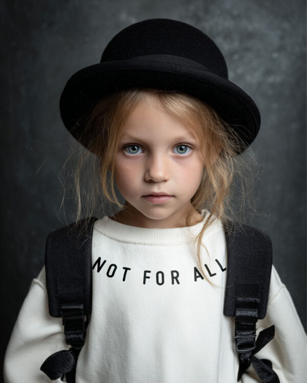 Felpa bimbi NOT FOR ALL - immagine 2