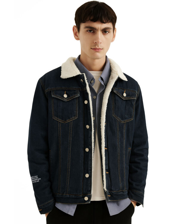 Denim Sherpa Jacket