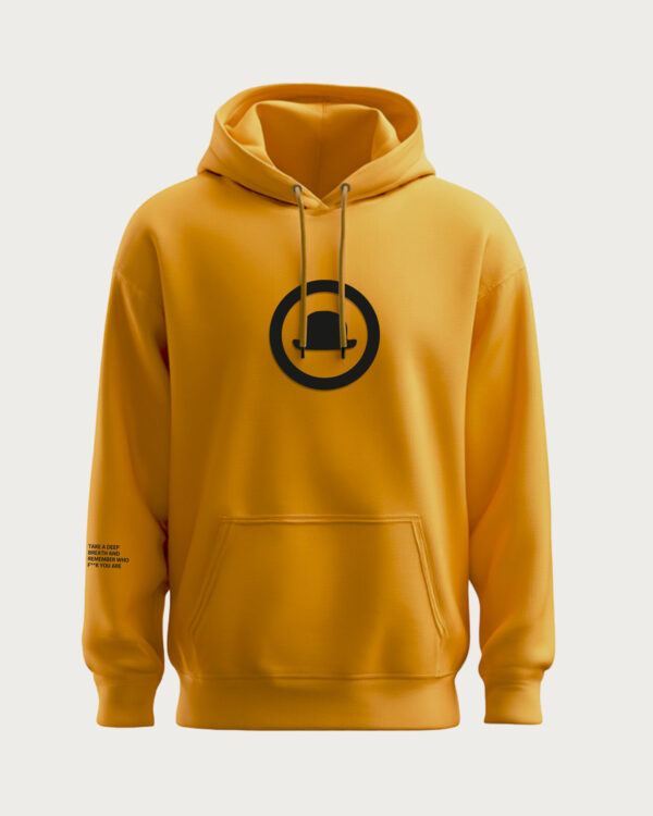Hoodie EMBOSSING LOGO (curcuma)