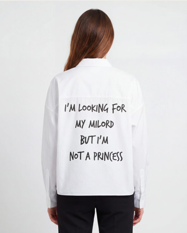 Camicia NOT A PRINCESS (boxy)