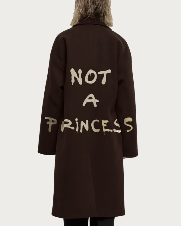 Long coat NOT A PRINCESS (dark brown)
