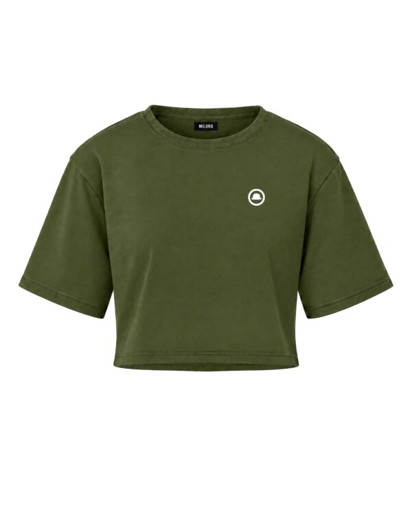Felpa manica corta LOGO (green)