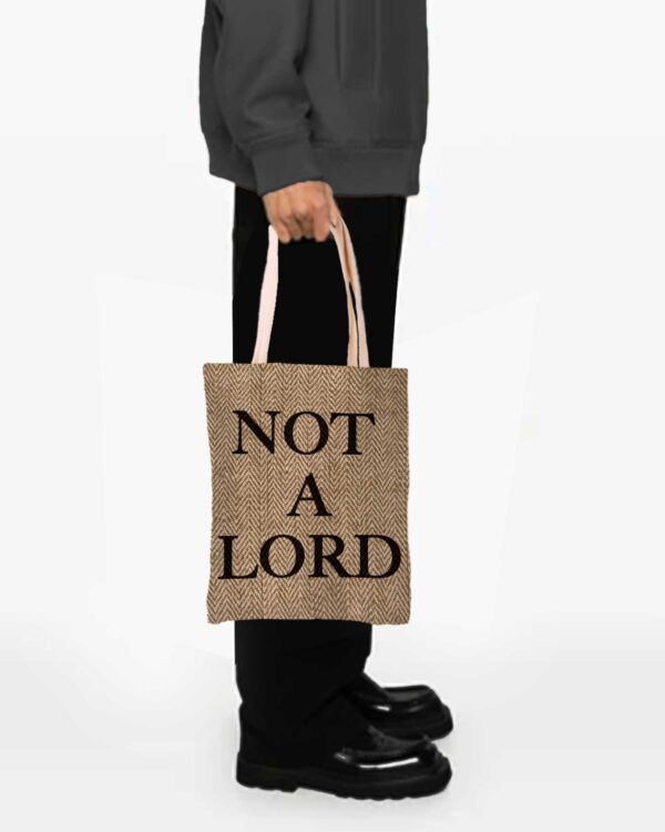 Juta shopper NOT A LORD (natural)