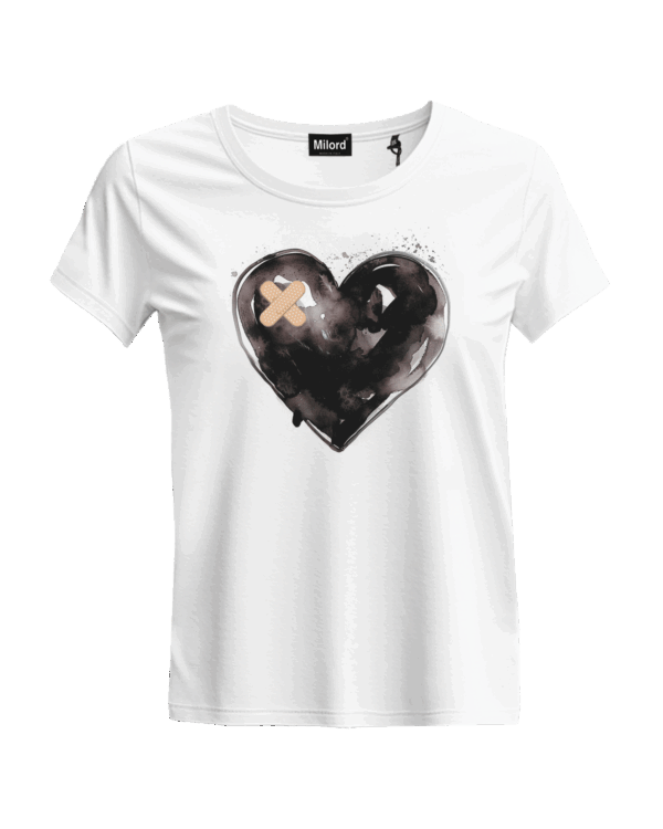 T-shirt MY BLACK HEART (slim)