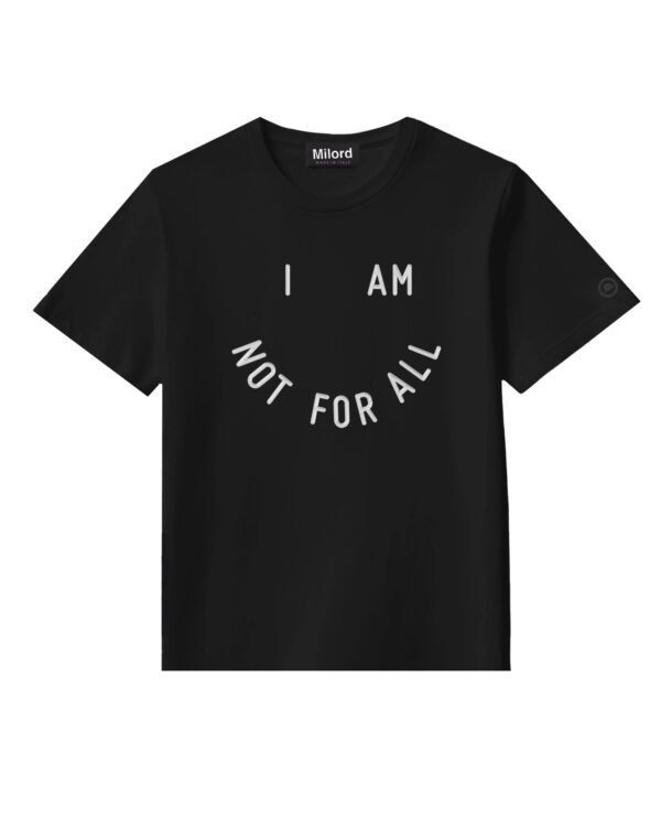 T-shirt NFA SMILE logo 3D (BK)