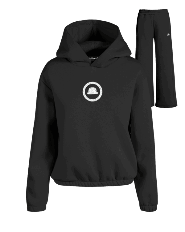 Tuta donna LOGO GLITTER (black)